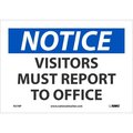 Nmc NOTICE, VISITORS MUST REPORT TO, N378P N378P